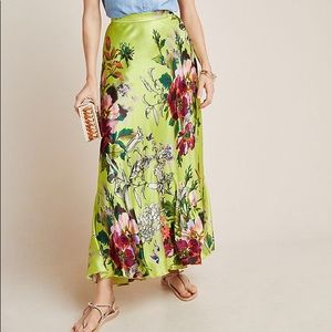 Anthropologie Arden Floral Maxi Skirt